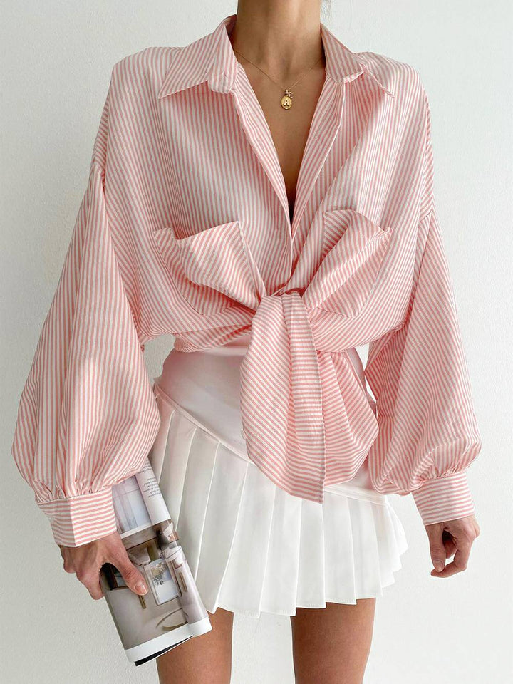 Loose Long Sleeve Dress Shirt