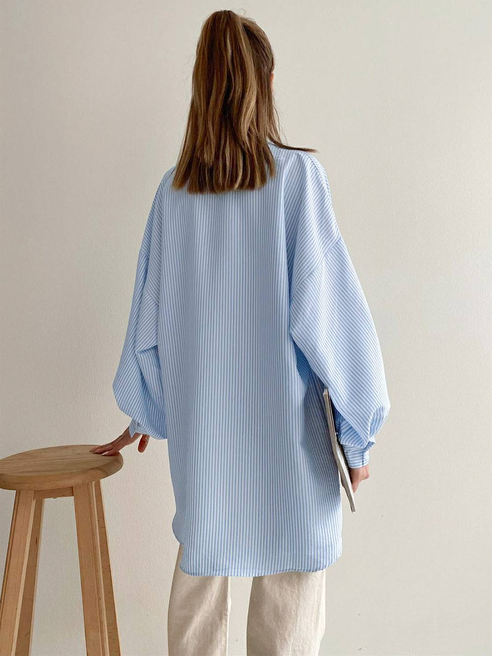 Loose Long Sleeve Dress Shirt