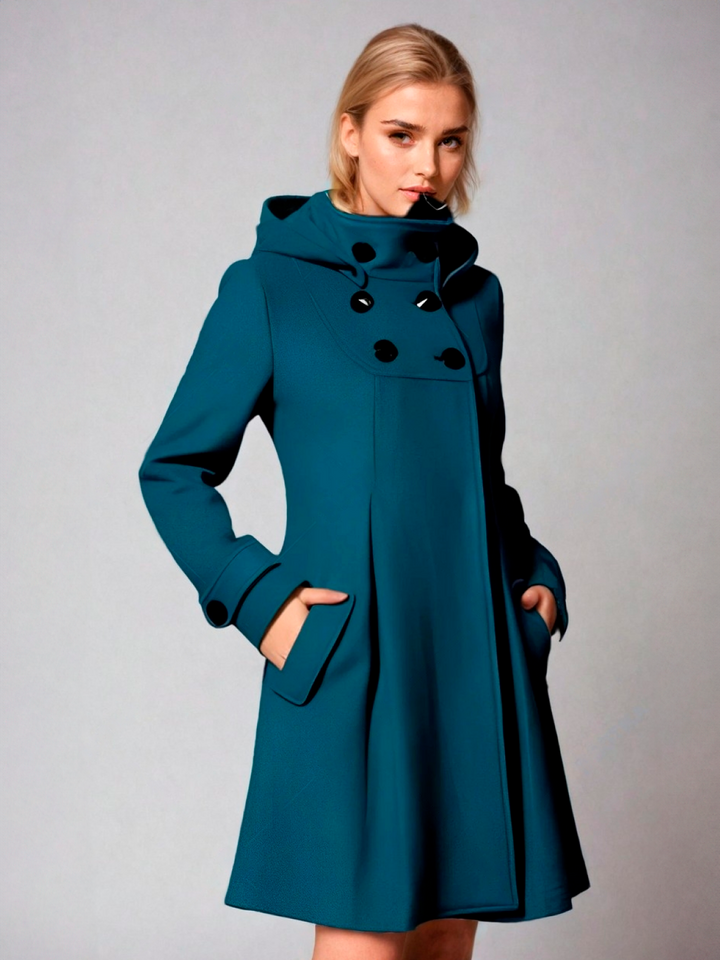 Belgravia Funnel-Neck Coat