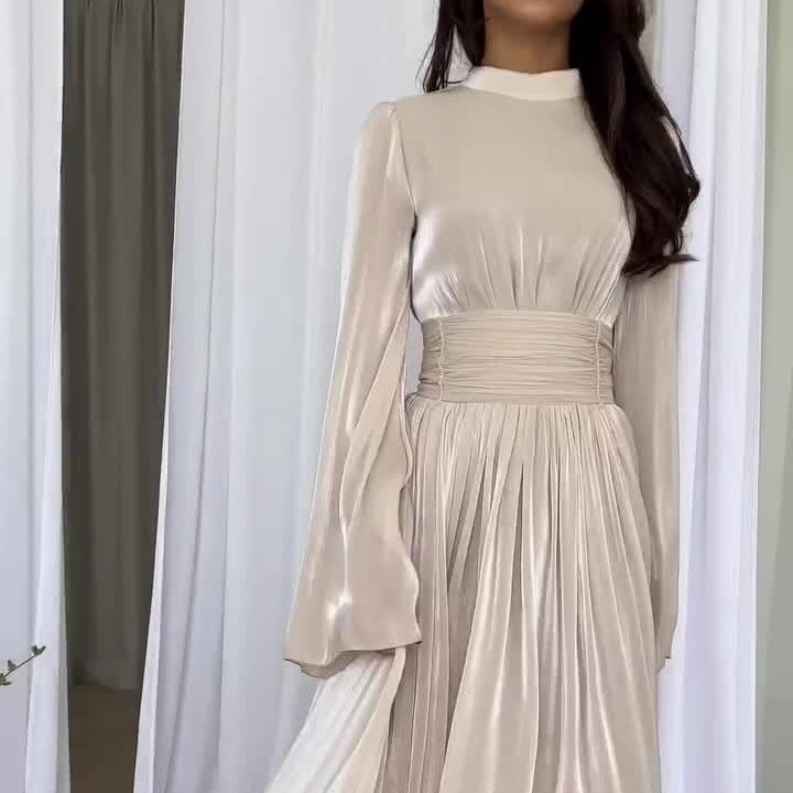 Serenity Pleated Gown