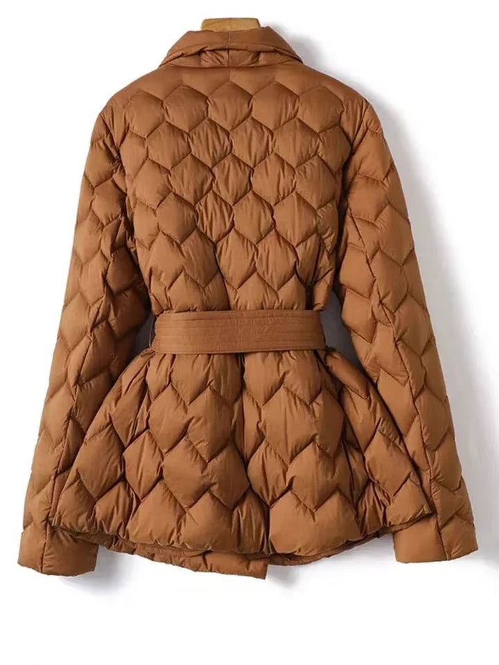 Quilted Belted Puff Jacket