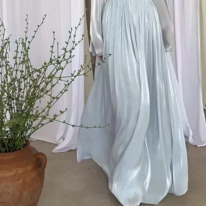 Serenity Pleated Gown