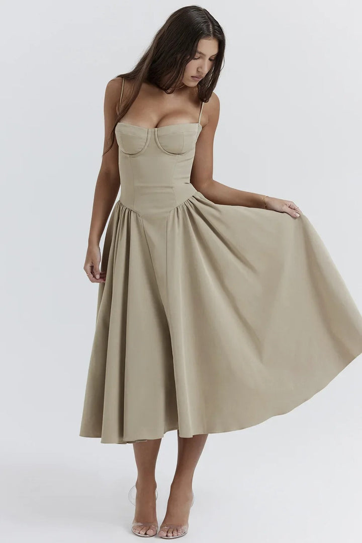 Michelle Sleeveless Midi Dress