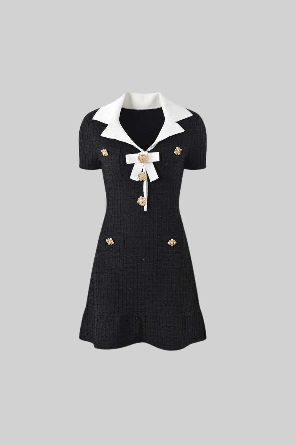 Teresa Short Sleeve Embellished Mini Dress