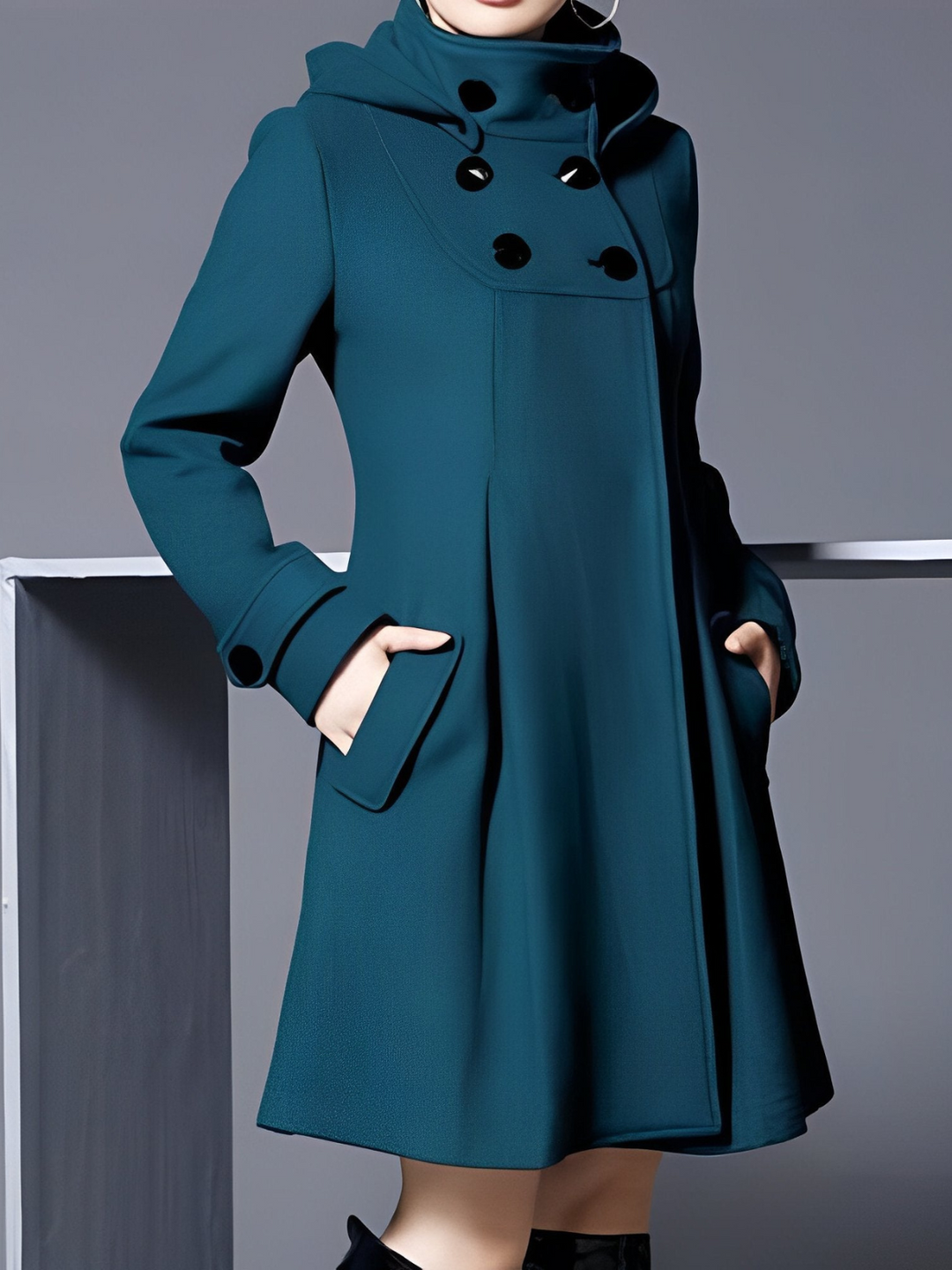 Belgravia Funnel-Neck Coat