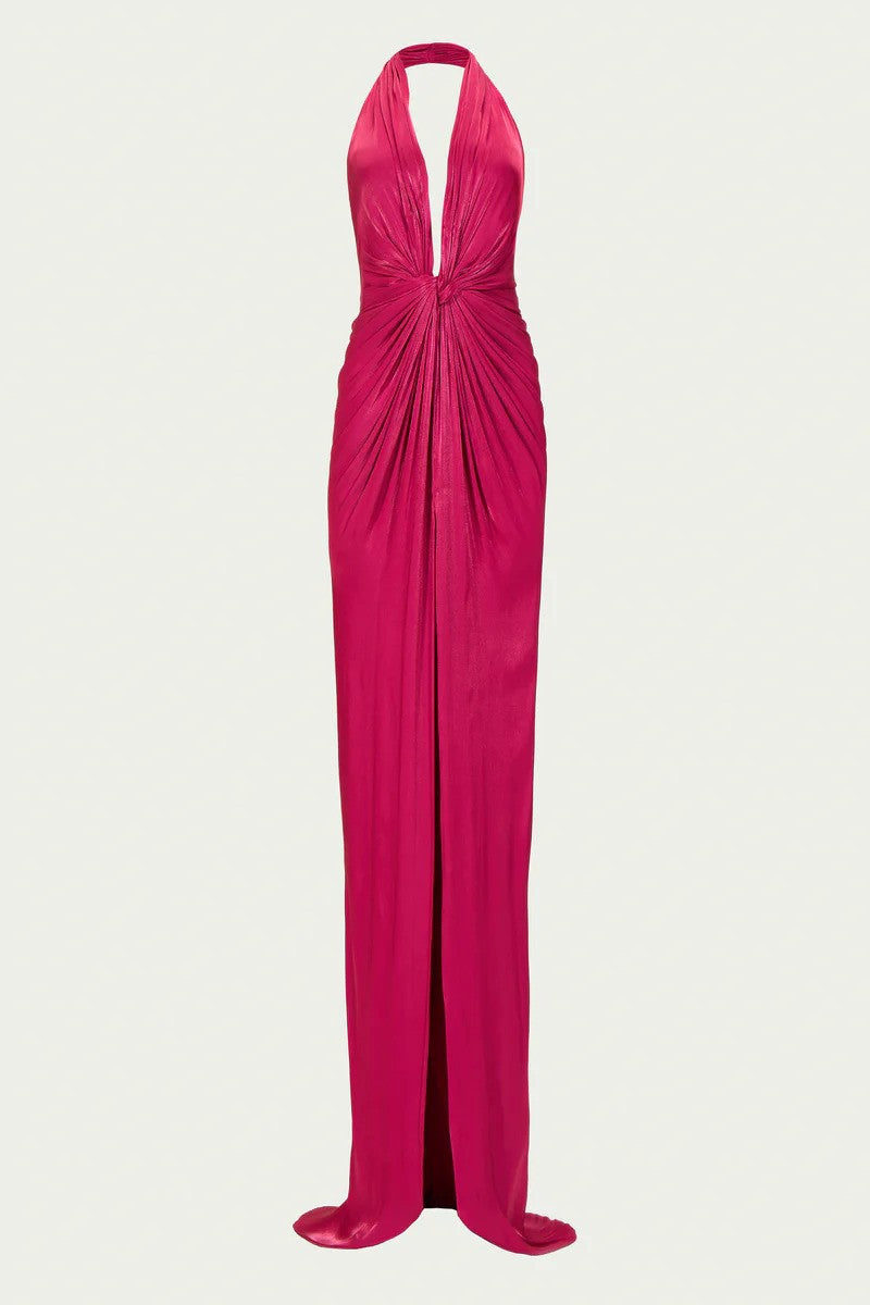 Chic Halterneck Maxi Dress