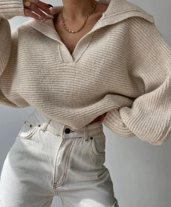 Aspen Ribbed Half-Zip Sweater