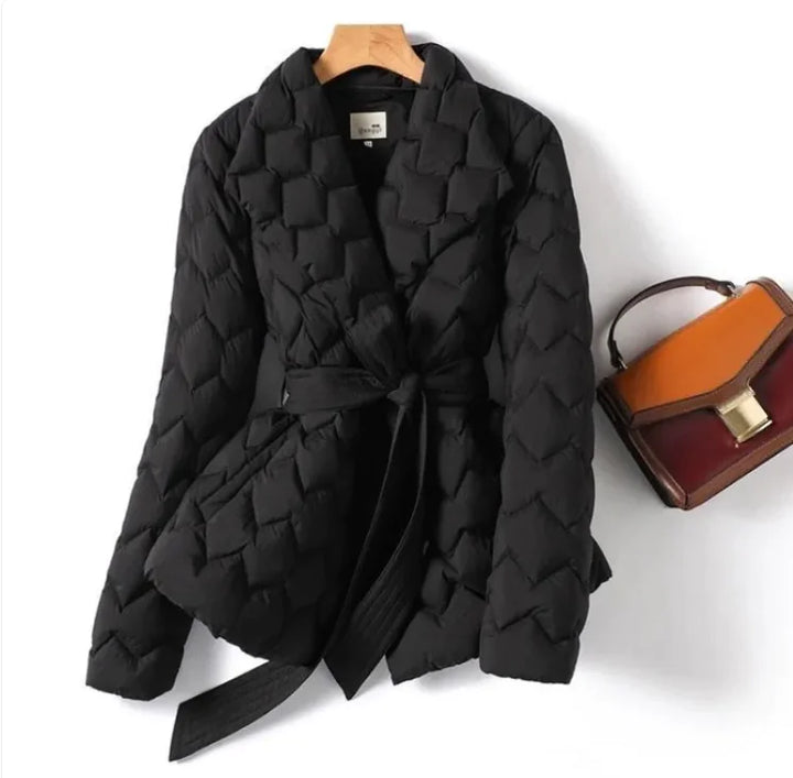 Quilted Belted Puff Jacket