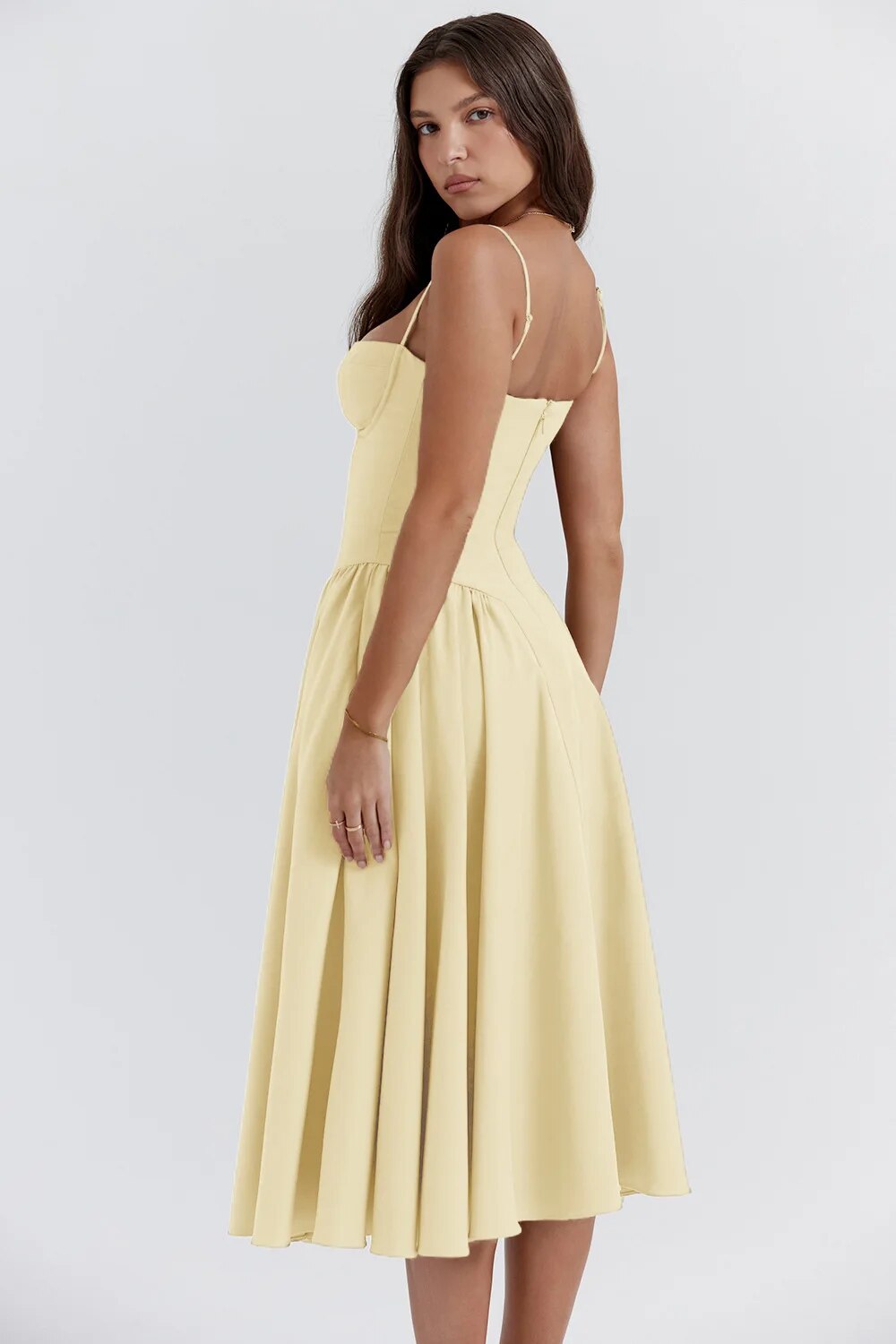 Michelle Sleeveless Midi Dress