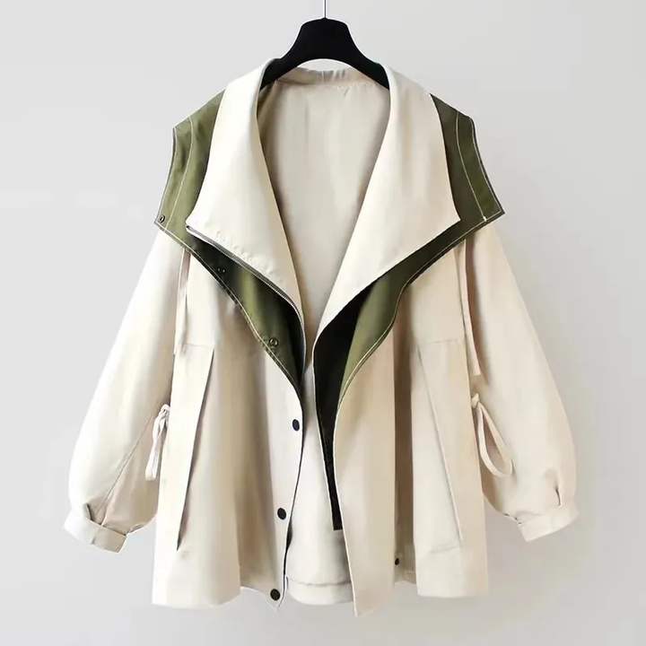 Lily Two-Tone Trench Coat