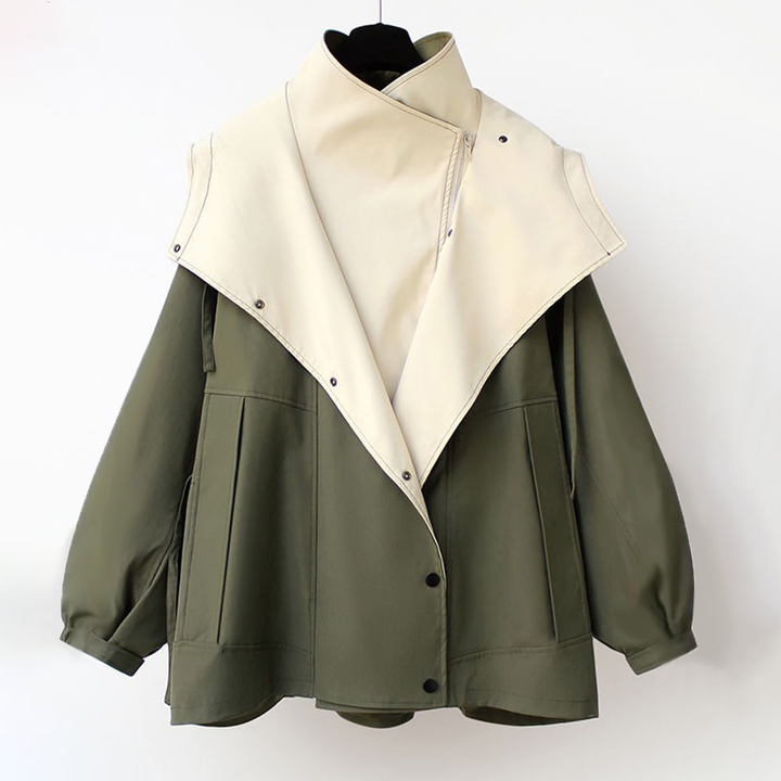 Lily Two-Tone Trench Coat