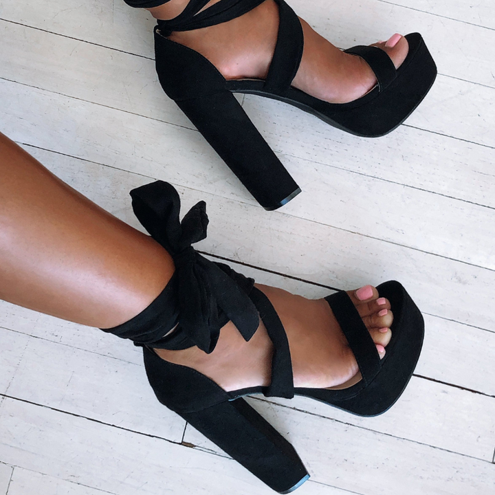 Block Heels - Black