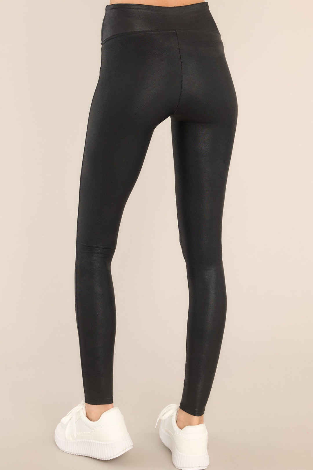 Black Faux Leather Leggings