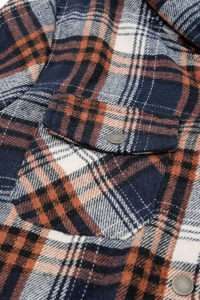 Emerson Sherpa-Lined Flannel Hooded Jacket