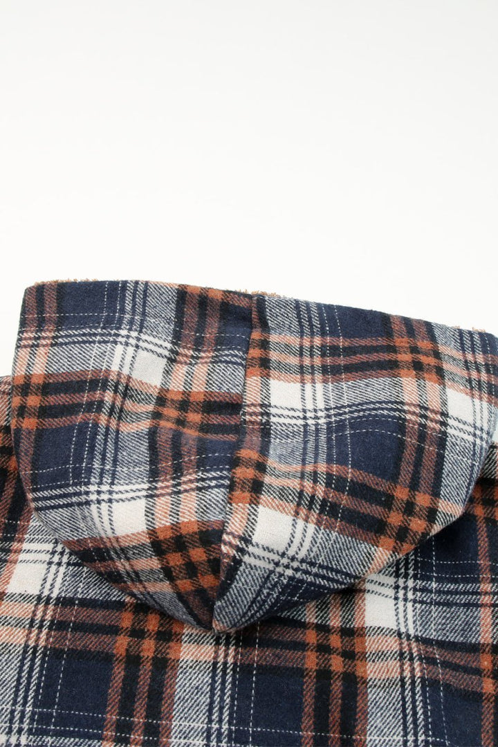 Emerson Sherpa-Lined Flannel Hooded Jacket