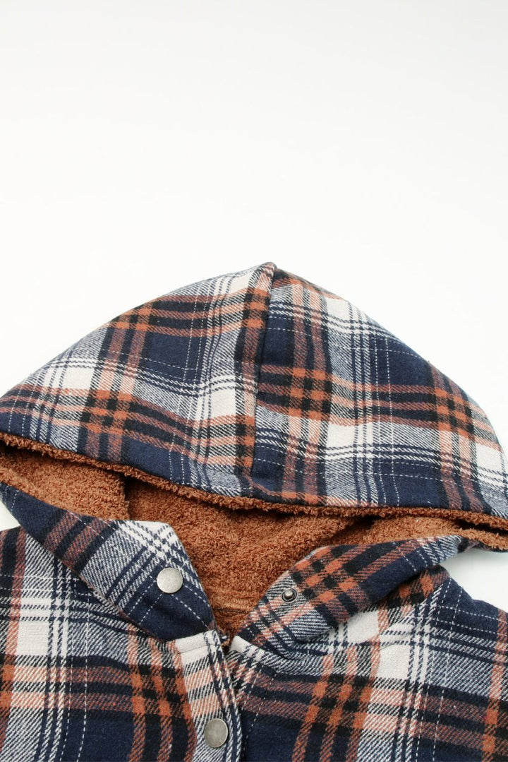 Emerson Sherpa-Lined Flannel Hooded Jacket