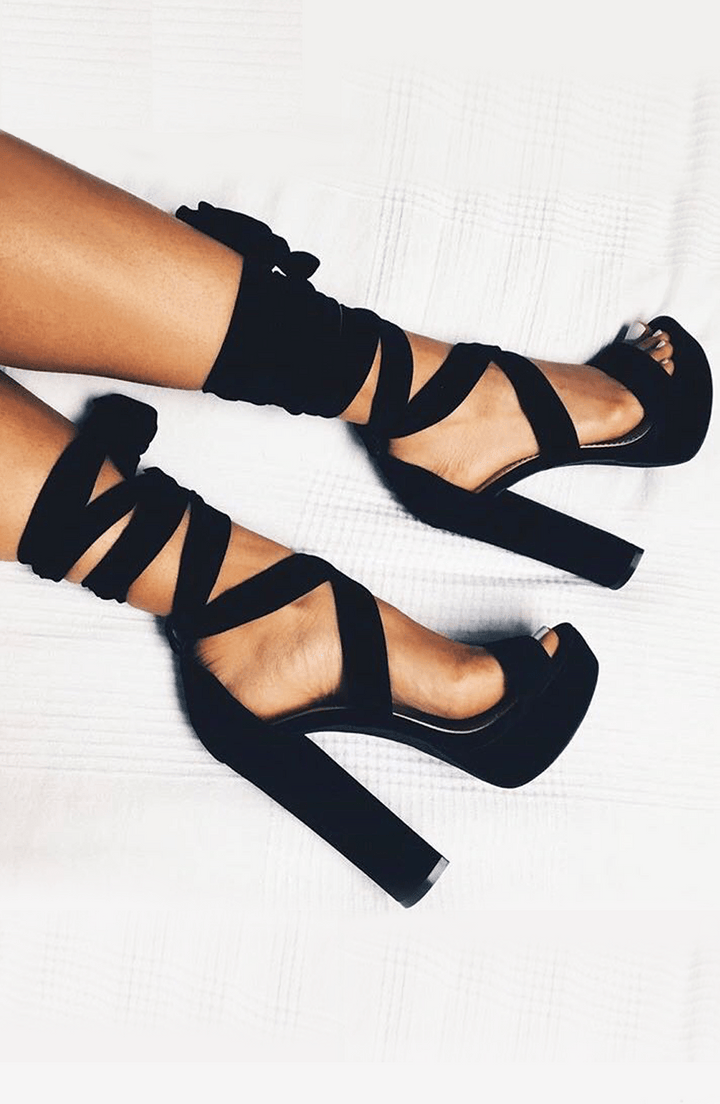 Block Heels - Black