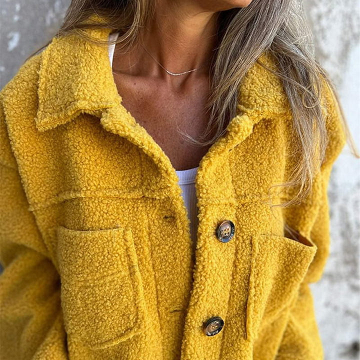 Cozy Teddy Button-Up Jacket