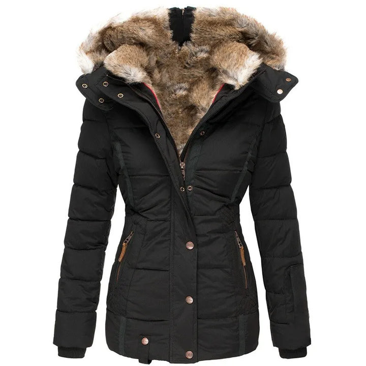 Aria - Luxe Fur-Lined Winter Coat