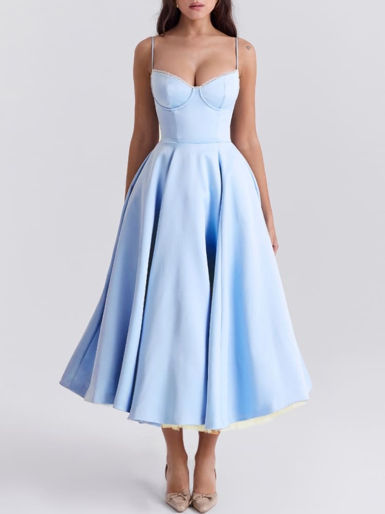 Misses Tulle Midi Dress