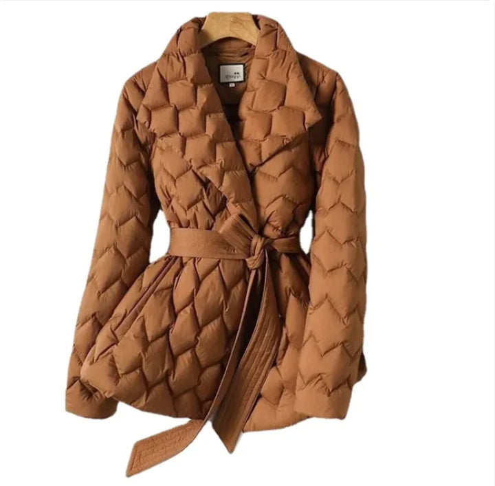 Quilted Belted Puff Jacket