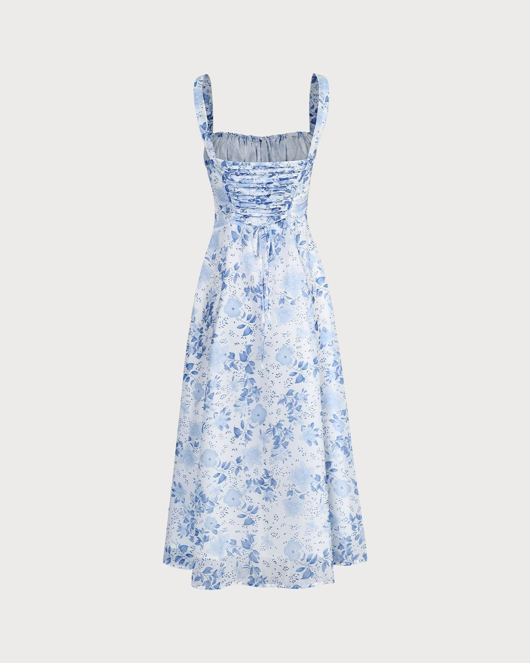 Carla Floral Ruched Midi Dress