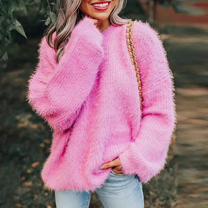 Rosie Fuzzy Knit Sweater